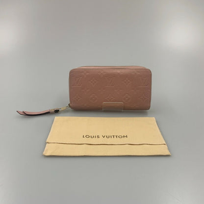 Louis Vuitton Monogram Empreinte Zippy Wallet Round Zipper Long Wallet M64090