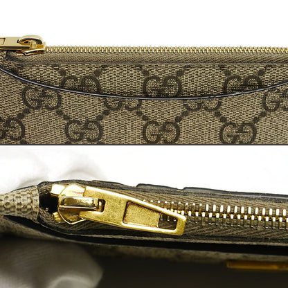 Gucci X Balenciaga Gucci X Balenciaga Zip Card Case 681701 GG Supreme Coin