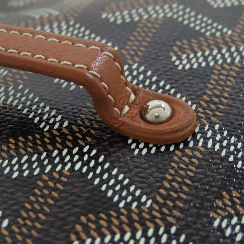 Goyard Saigon Mini 2-way Handbag Coated Canvas Calf Women