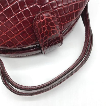 Loewe Leather Croco 2-Way Hand Bag