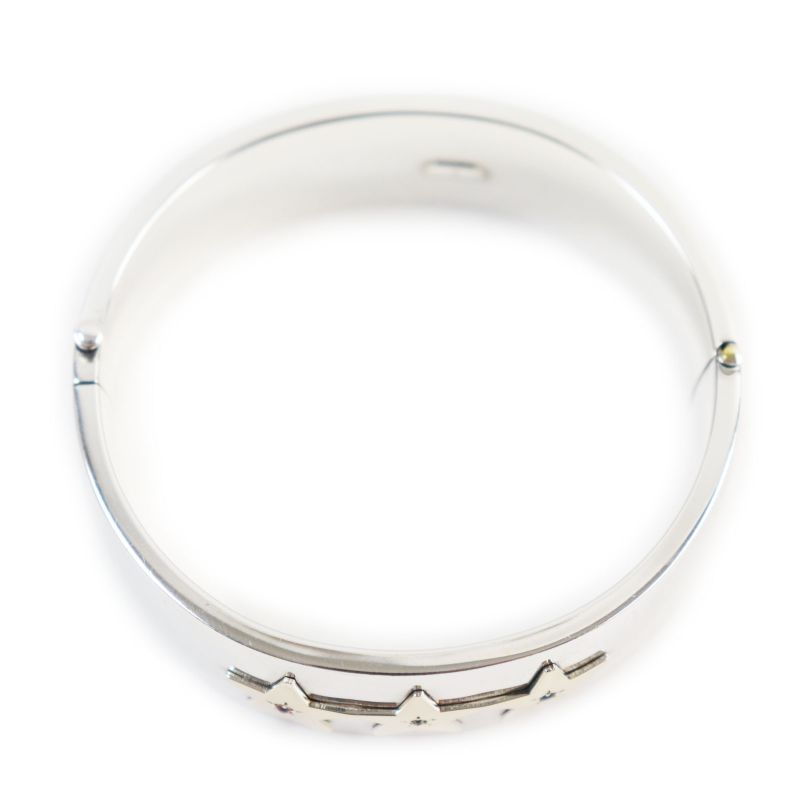 Tiffany & Co 1940s Vintage 3 Star Bangle 3 Star Bangle With Ruby Diamond And