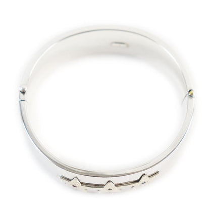 Tiffany & Co 1940s Vintage 3 Star Bangle 3 Star Bangle With Ruby Diamond And