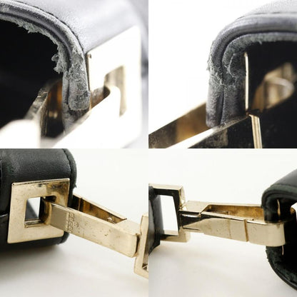 Gucci One Shoulder 001.4231 GG Canvas Black Ladies Shoulder Bag