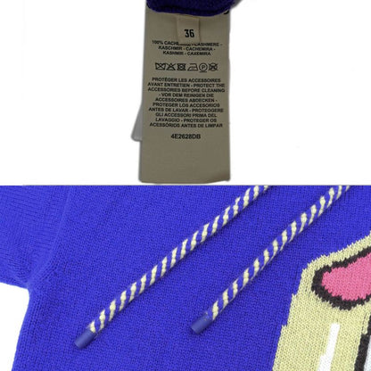 Hermes Knit Parka - Ice Cream 36 Size Blue - 4e2628db Cashmere Ladies