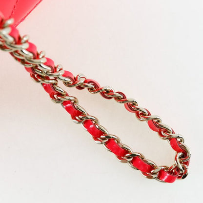 Chanel Vanity Matelasse Party Bag X Patent Leather Pink Ladies Handbag