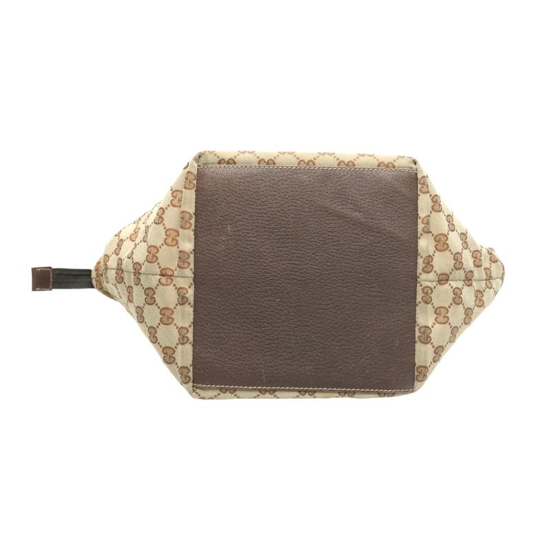 Gucci 131228 Tote Bag GG Canvas Handbag Gucci Beige