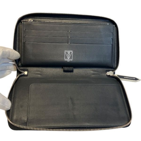 Louis Vuitton Damier 2017 America's Cup N41631 Round Zipper Bifold Wallet For
