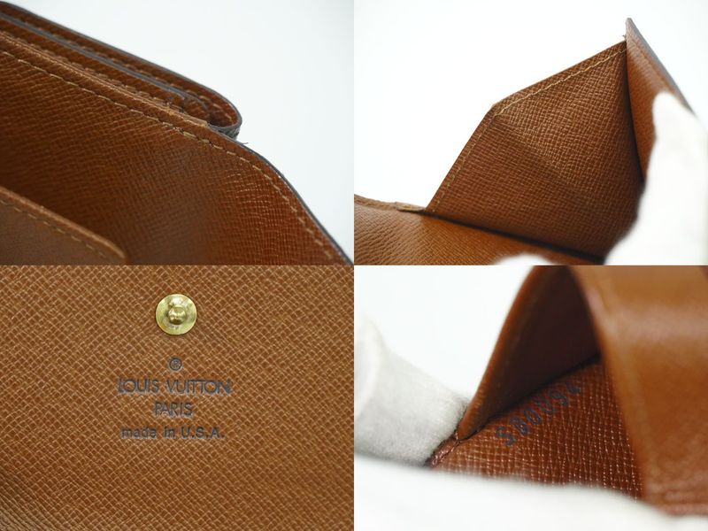 Authentic Louis Vuitton LV Porte Monebier Carte Cles Di Monogram Fold Wallet