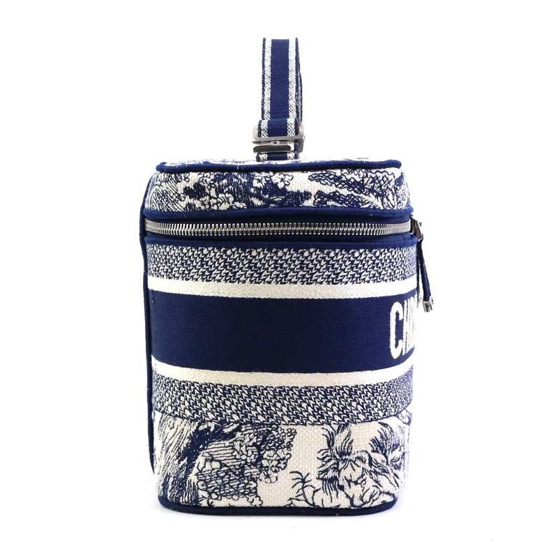 Christian DIOR Vanity Bag Handbag Oblique
