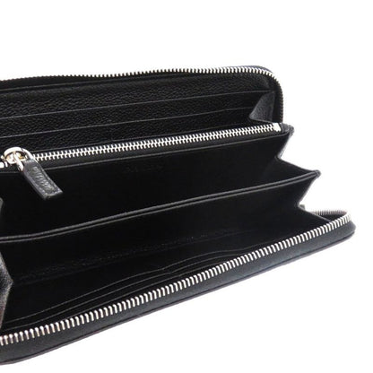 Prada Soft Calf Triangle 2ml317 Leather Black 0781 Black Long Wallet Prada