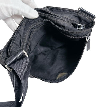 Prada Body Bag Triangle Logo Shoulder Bag Prada Black