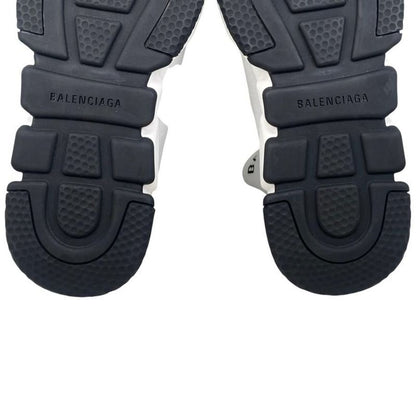 Balenciaga Sneakers Speed Trainers 549823 41 Size Knit Logo White Balenciaga