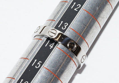 Cartier Ring Pt950 Love Ring Small Model Mini Love Ring B40853