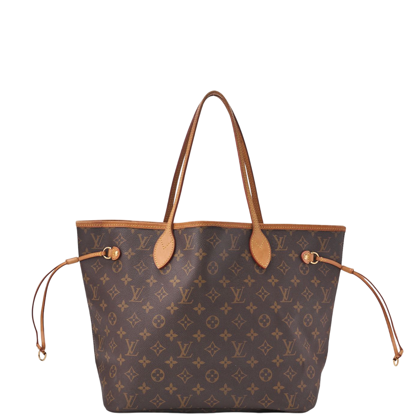 Louis Vuitton Monogram Neverfull MM Brown M40156 (gold Hardware) Tote Bag (gold