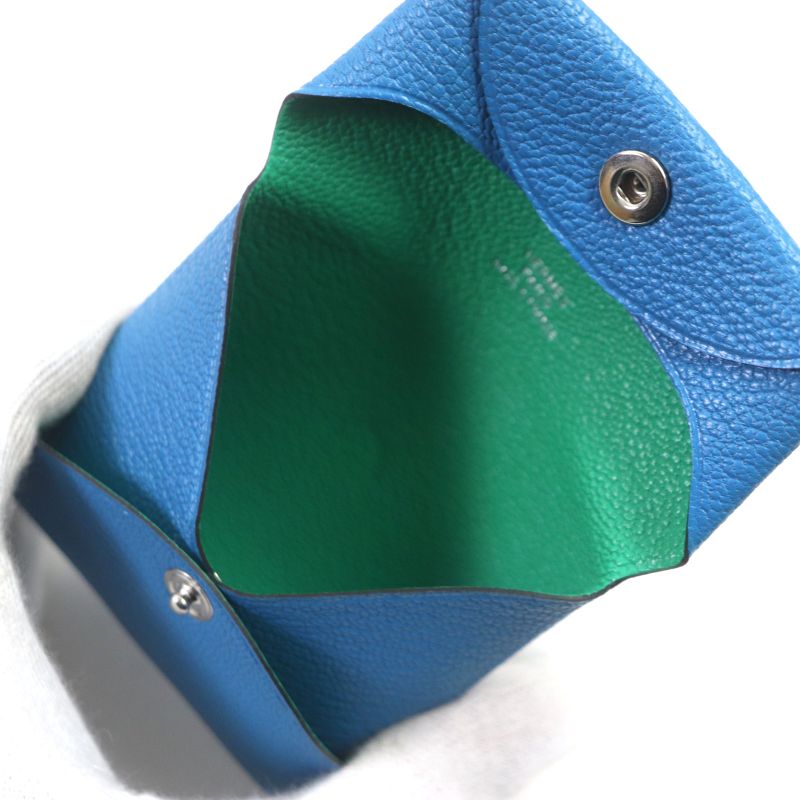  Hermes Bastia Verso Blue Zanzibar Mint Silver Hardware Purchased May '24