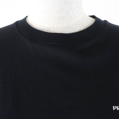 Prada 2020 35838 100% Cotton Triangle Patch Logo Print Short Sleeve T-shirt