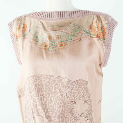 Hermes Jungle LOVE Jungle LOVE Silk Alpaca Poudre ROSE (pinkish) Sleeveless