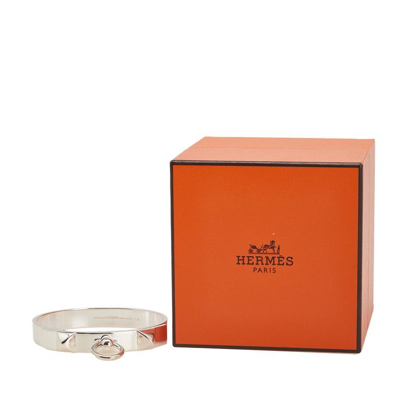 Hermes Collier De Chien PM Bangle ST Sv925 Silver Ladies Hermes