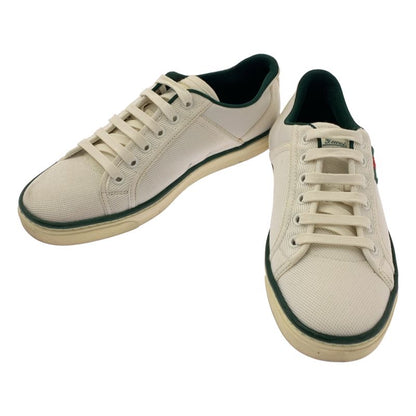 Gucci Sneakers - Canvas And Leather Sherry Line Sneakers - 23 - White - Women's