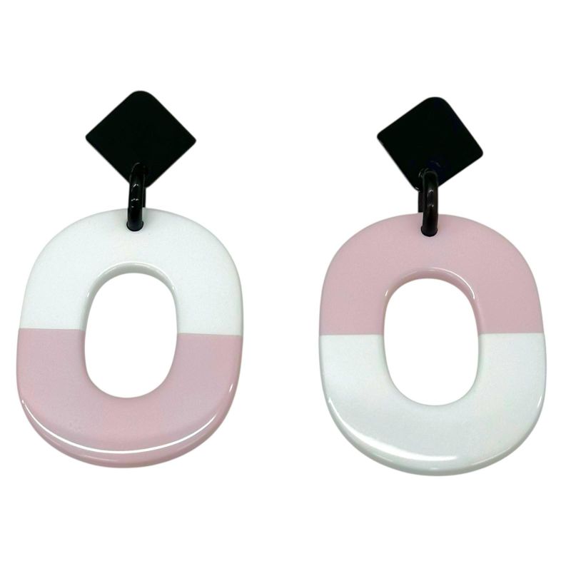 Hermes Buffalo Horn Earrings