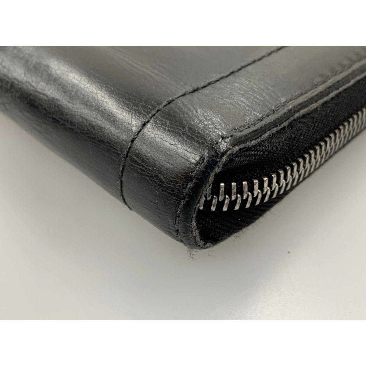 Louis Vuitton Zippy Organizer Utah Round Zipper Long Wallet M97026 Black
