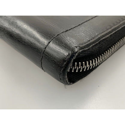 Louis Vuitton Zippy Organizer Utah Round Zipper Long Wallet M97026 Black