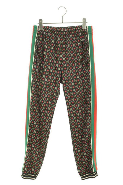 Gucci 575735 Xjba6 GG Patterned Track Long Pants Men's XS