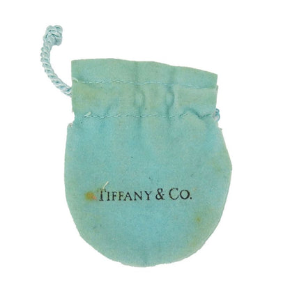 Tiffany & Co Necklace 925 Silver Approx 2.8g Silver Ribbon Motif Cute Accessory