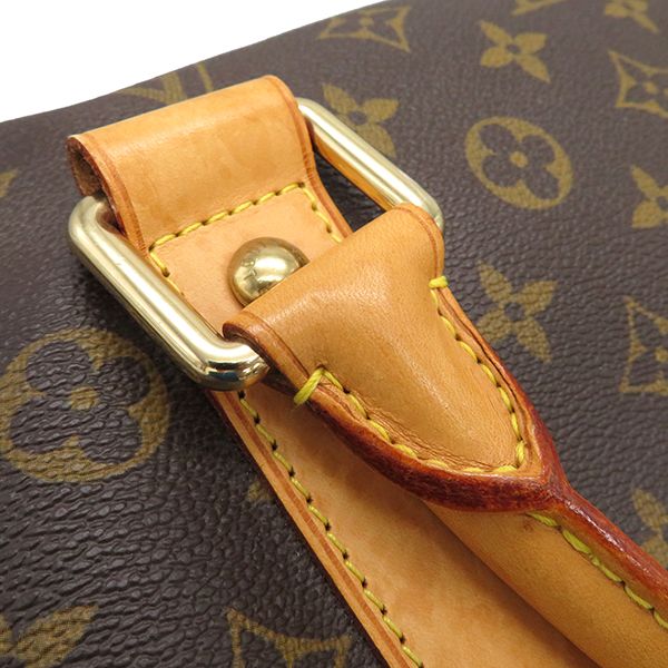 Louis Vuitton Boston Bag Carryall Monogram Canvas Monogram Gold Hardware Brown