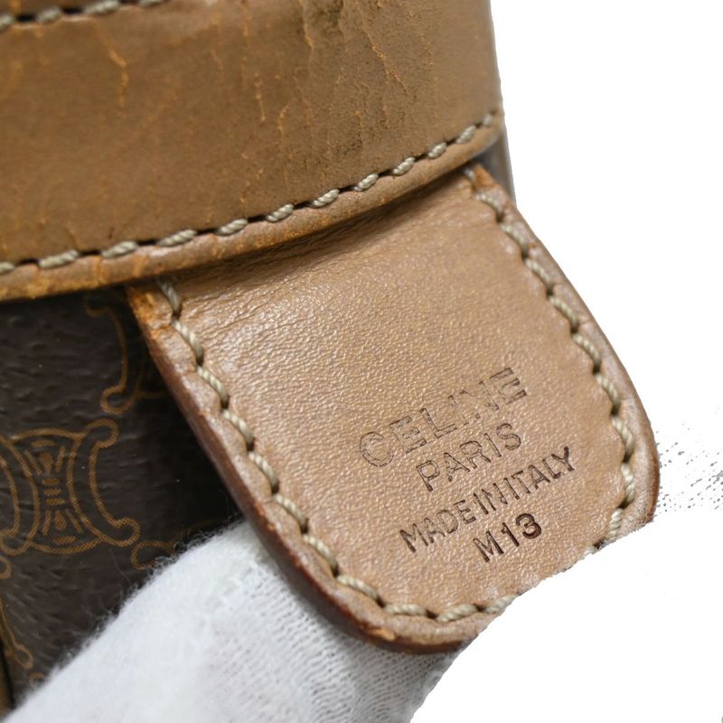 Celine Business Bag Macadam Handbag Brown 02bs101