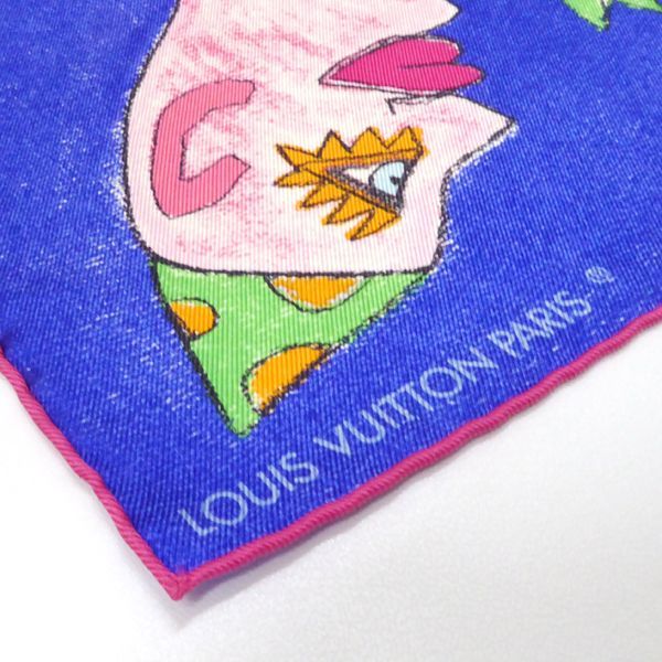 Louis Vuitton Scarf William Wilson With Box Used