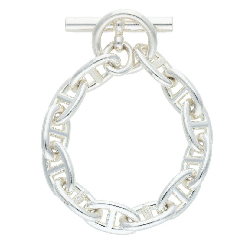 Hermes Chaine D'ancre GM Chaine D'ancre GM Silver Bracelet Men's 12link