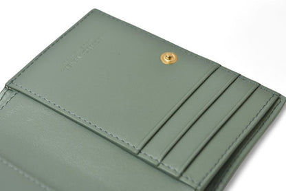 Bottega Veneta Wallet Fold Bottega Veneta Mini Wallet 707601 Intrecciato Mint