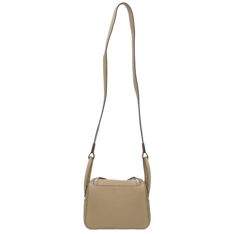 Hermes Lindy Mini 20 W Engraved Svhardware Shoulder Bag Women 20