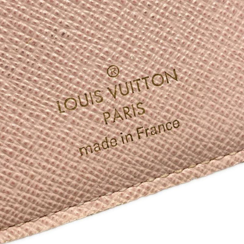 Louis Vuitton Damier Portefeuille Victorine N64022 Threefold Wallet With