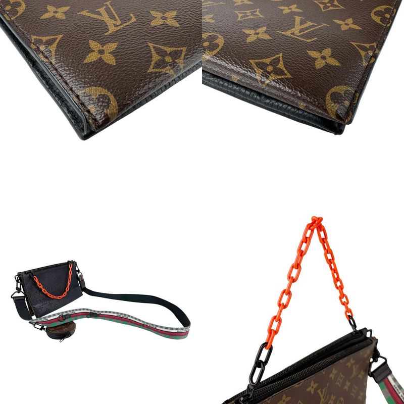 Louis Vuitton Crossbody Shoulder Bag Monogram Empreinte Trio Pouch NM M59681