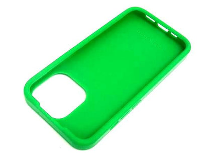 Bottega Veneta Intrecciato Rubber Iphone14pro Phone Case In Green Fi8157