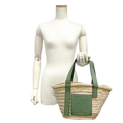 Loewe Basket Bag Small Tote Bag A223s93x04 Green Basket Bag Women