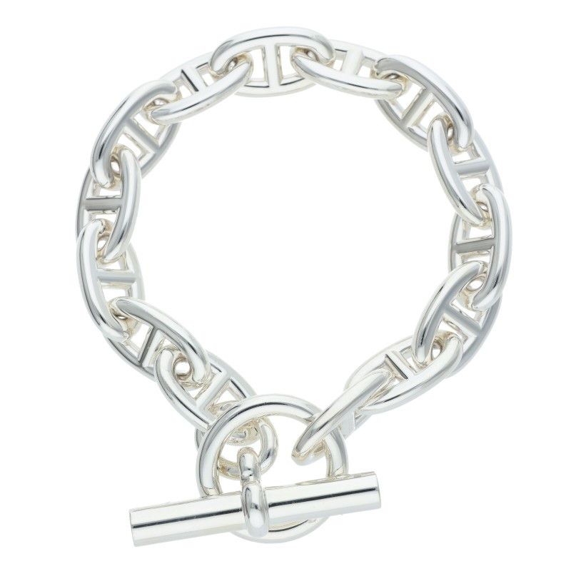 Hermes Chaine D'ancre GM Chaine D'ancre GM Silver Bracelet Men's 14link