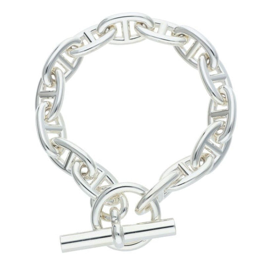 Hermes Chaine D'ancre GM Chaine D'ancre GM Silver Bracelet Men's 14link