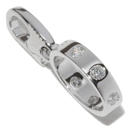 Cartier Pendant Top Charm 18K White Gold Diamond 7P Baby Love Charm Full