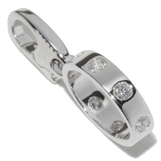 Cartier Pendant Top Charm 18K White Gold Diamond 7P Baby Love Charm Full