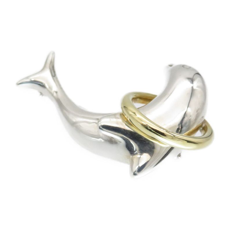Tiffany & Co Dolphin Brooch Si