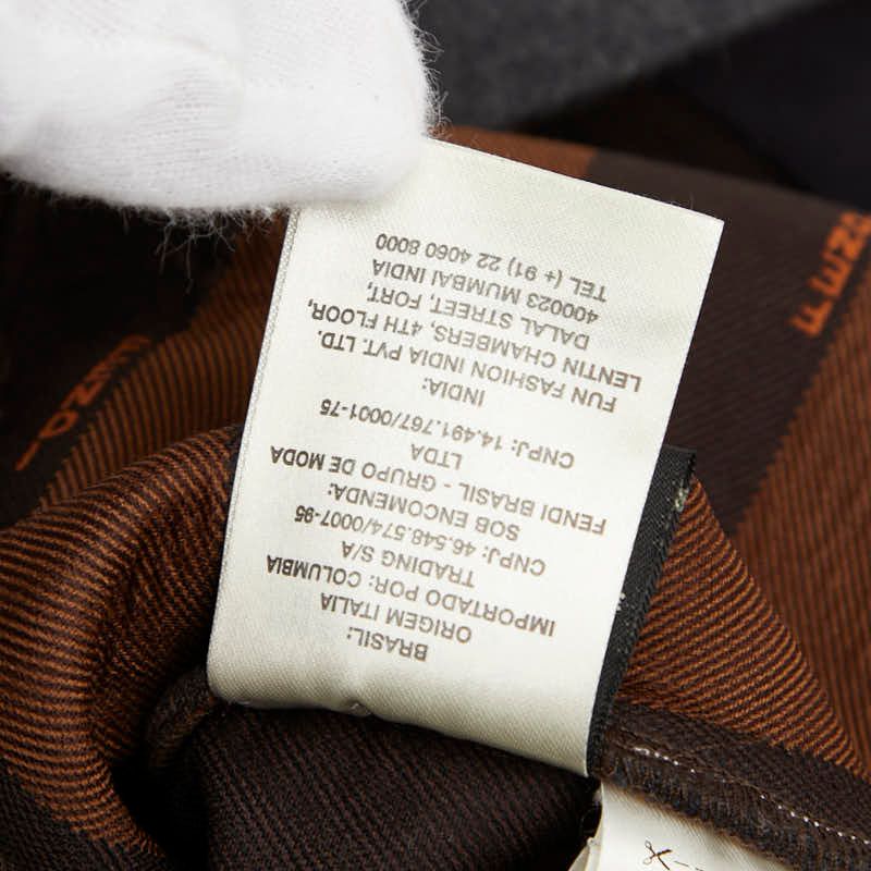 Fendi Sleeveless Dress Size: 38 Charcoal Gray Wool Women's Fendi