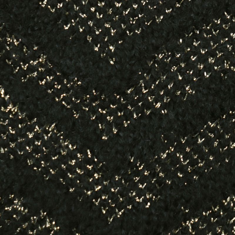  Saint Laurent Paris 536675 Mohair Wool Allover Crewneck Knit Sweater Black