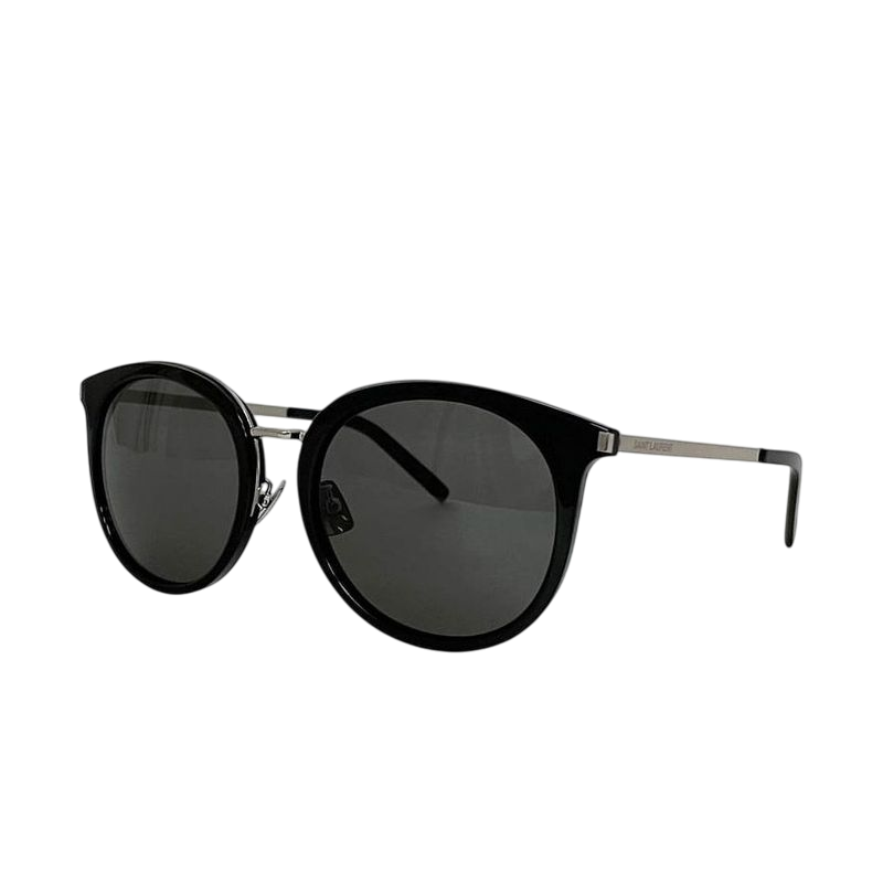 Saint Laurent Sunglasses In Black Silver Sl117 K Excellent Condition