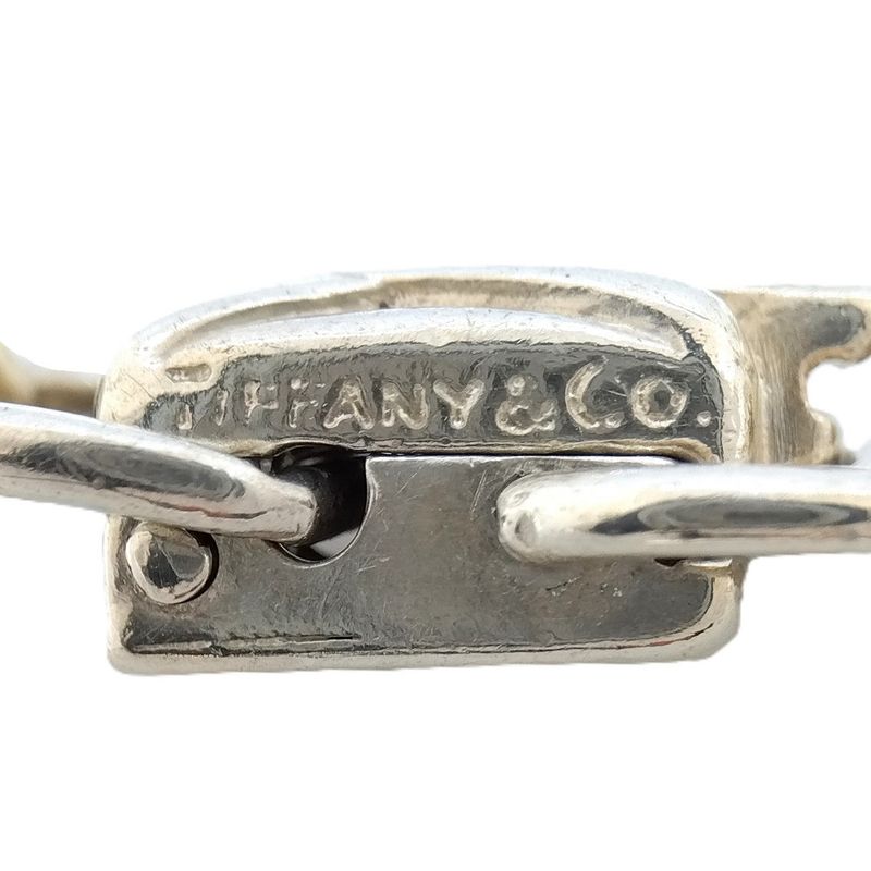 Tiffany & Co Tiffany & Co Cross Link Bracelet Sv925 151g 18K Yellow Gold Silver