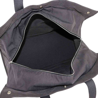 Hermes Herline Tote TGM Bag Canvas Gray Silver Hardware Herline Tote TGM