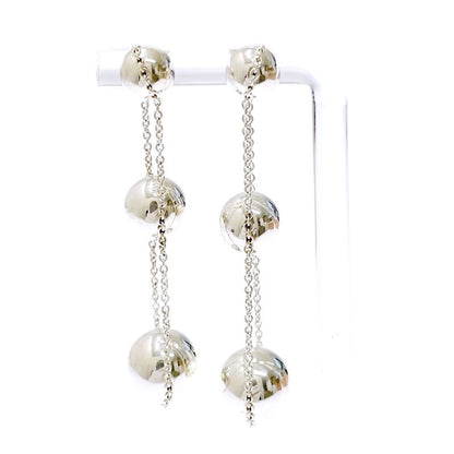 Tiffany & Co Tiffany & Co Silver Hardware Ball Triple Drop Earrings 12.4g 925