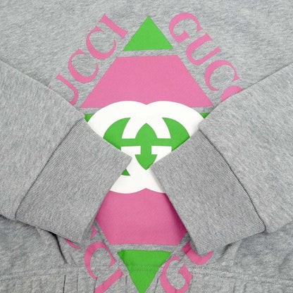 Gucci Sweat Short Length S Size Gray 717404 Long Sleeve Sweatshirt